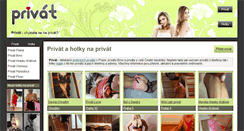 Desktop Screenshot of erotickyprivat.cz